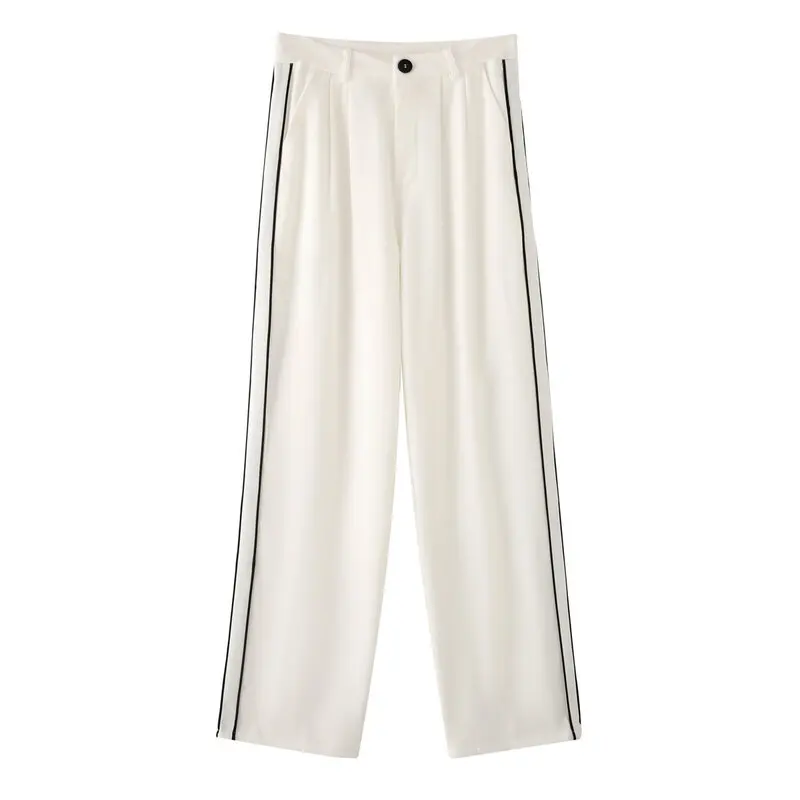 

Bla White Color Blo Suit Women's Faionable Versatile Vest Pants Set Summer 2025 New Arrival Ele Busin Casual