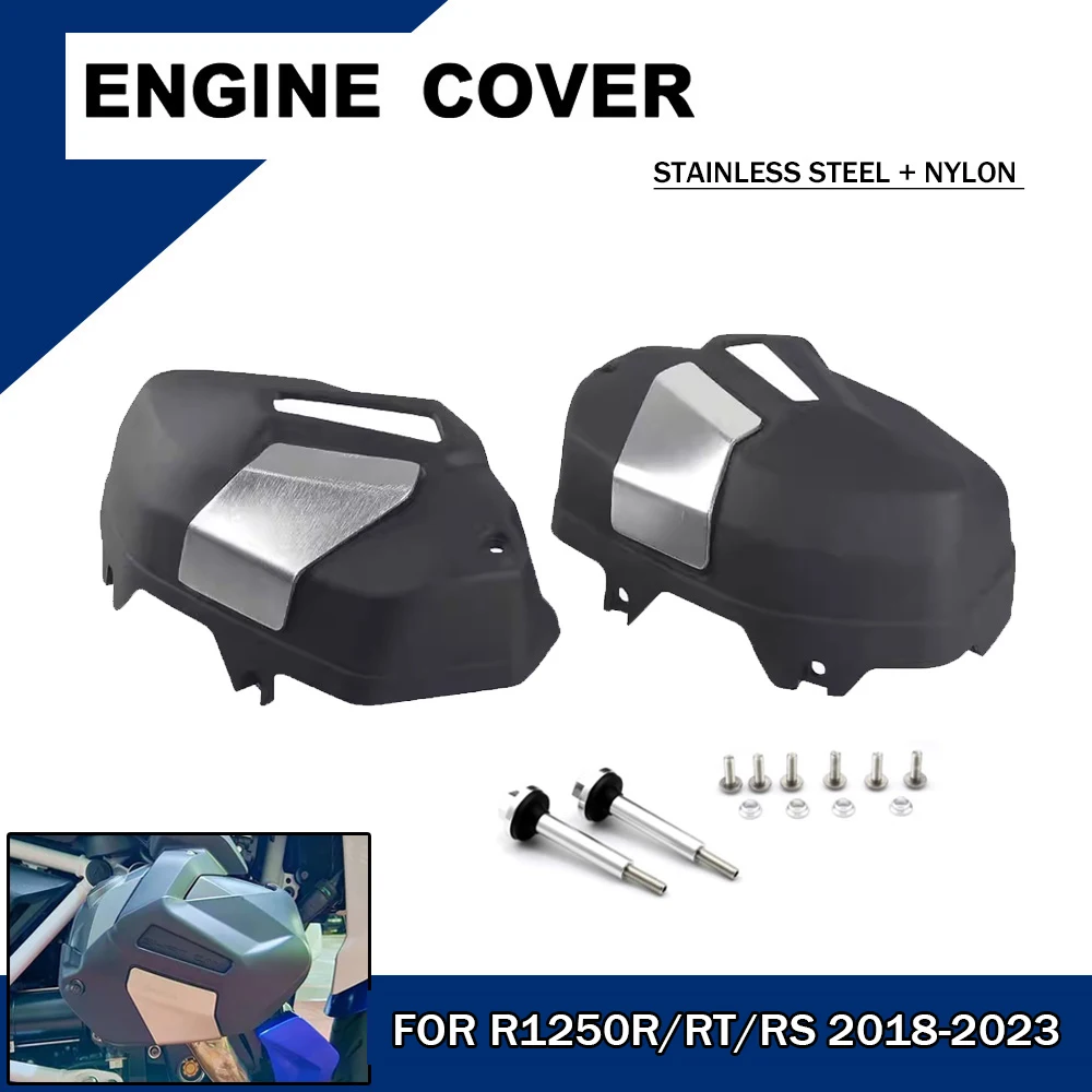 For R1250RS R1250RT R1250R Cylinder Head Guards Protect Cover For R1250R/RS/RT 2018-2020 2021 2022 2023 Motorcycle Engine Guard