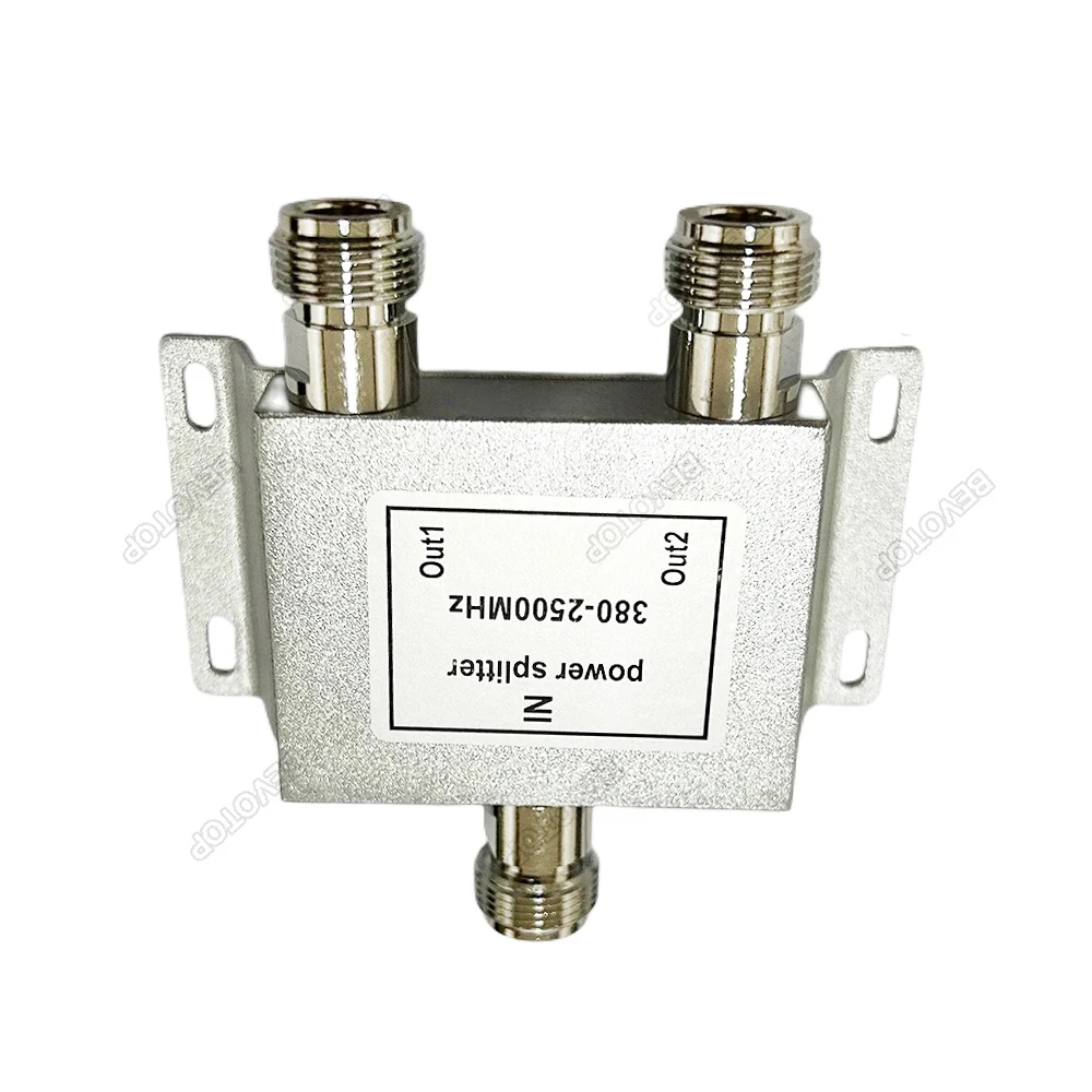 N Two Way power divider N Female 1 to 2 Connector radio frequency divider 380MHZ-2500MHz 2.4G 5.8G one point two power Splitter