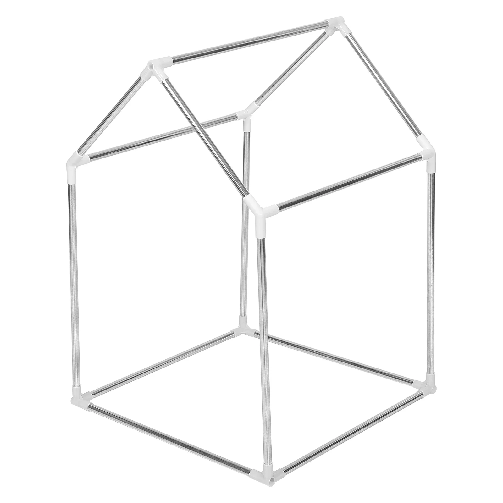 مجموعة واحدة من إطار خيمة اللعب للأطفال يمكنك صنعه بنفسك، هيكل منزلي معدني، مجموعة أدوات تجميع سهلة، إطار مسرح للأطفال، داخلي وخارجي