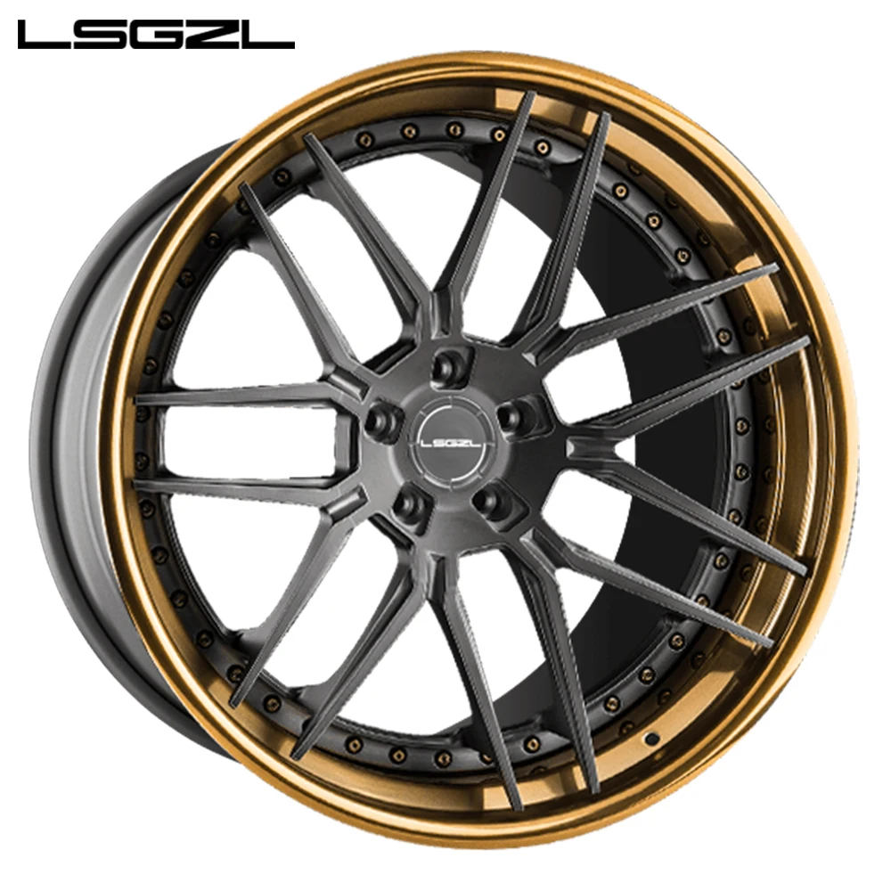 LSGZL  Made in China high intensity personalized 18-24inch  aluminum alloy wheel  concave alloy wheels