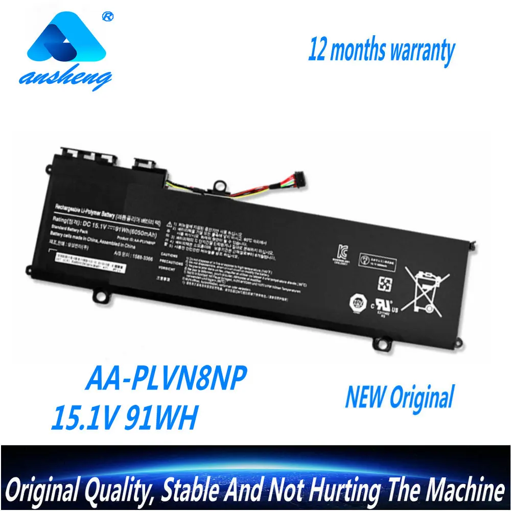 

NEW AA-PLVN8NP Battery For Samsung ATIV Book 8 880Z5E NP880Z5E NP780Z5E-S02CA NP780Z5E-TO2UK NP870Z5E-X01HU NP870Z5E-X01RU