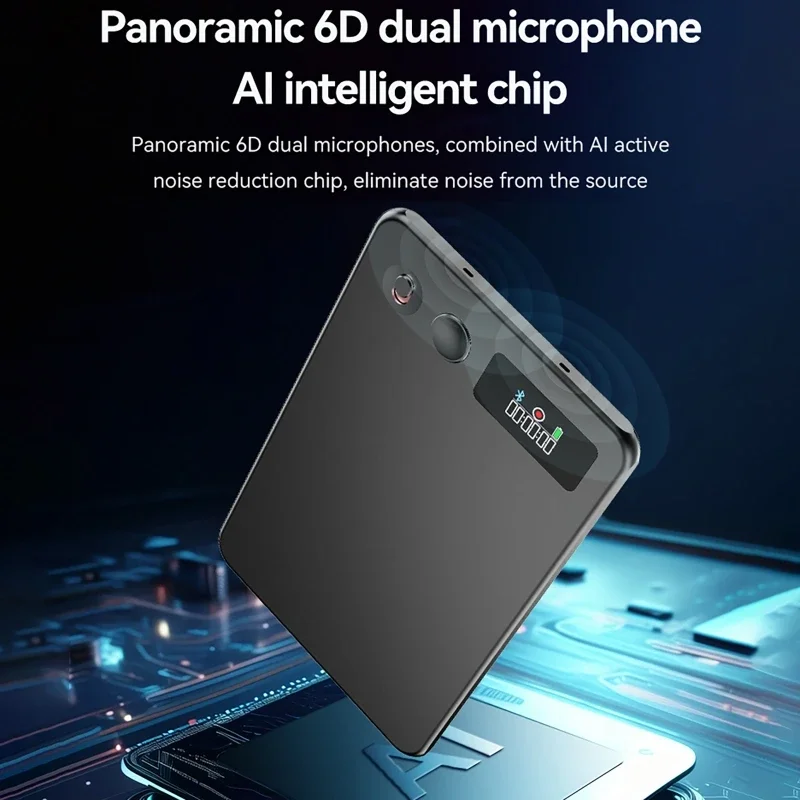 189 مترجم لغة AI Powerd ChatGPT-4 App مكالمة هاتفية مسجل صوت صغير Espia Transcribe Summarize Audio Dictaphone