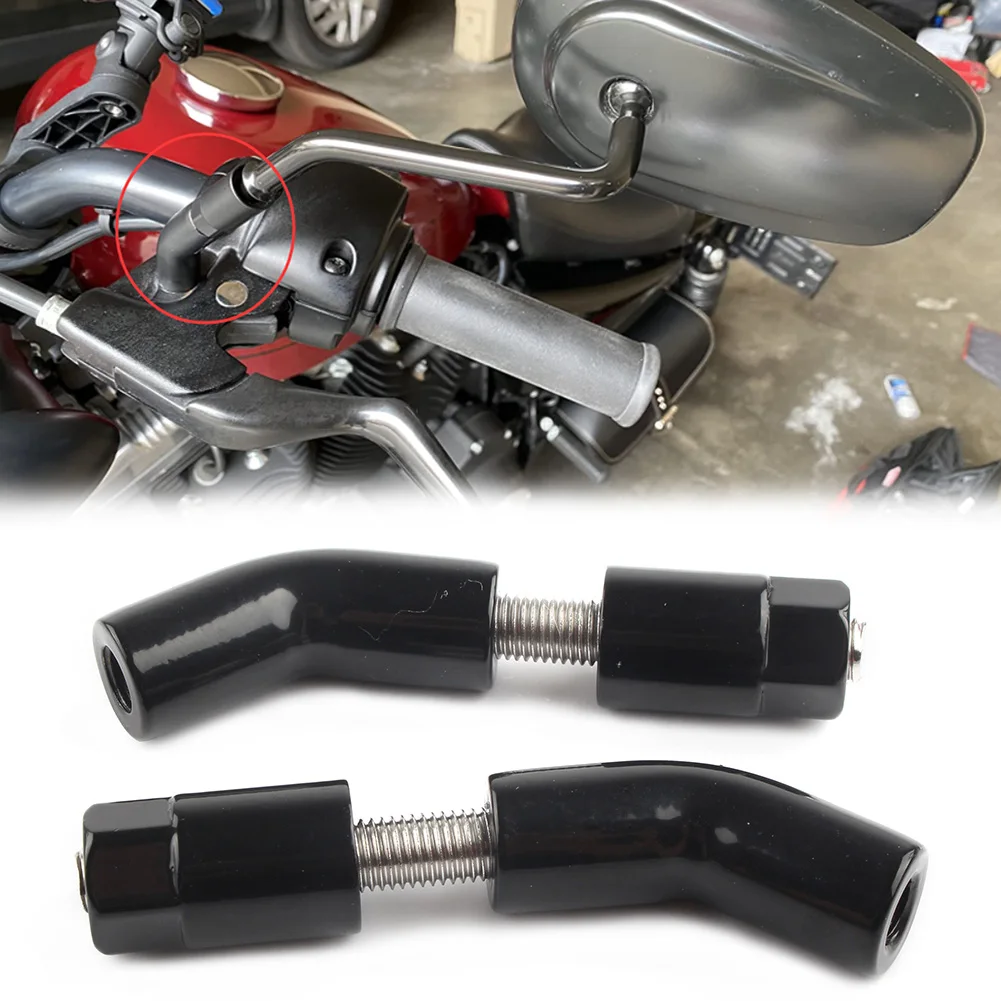 2 Pcs/Set Motorcycle Accessories Mirror Stem Extenders Motorcross Adapter Parts For Harley Davidson Iron 1200 XL1200NS 2018-2019