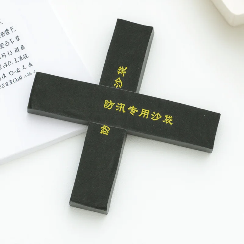 2Pcs Flooding Sandbags Heavy Duty Anti Flood Sandbags Durable Canvas Water Barrier Flood Prevention Barrier for Door Home