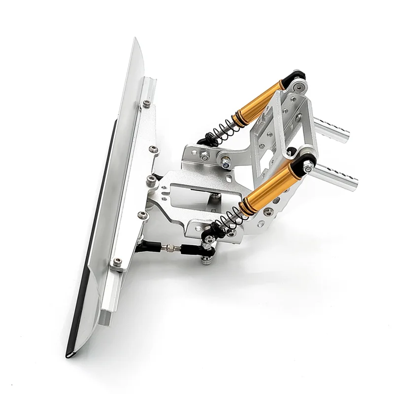 

For 1/10 Remote Control Climbing Car Kit TRX4 Metal Snow Shovel SCX10 III 90046 Bidirectional Snow Shovel Tool-Y44A