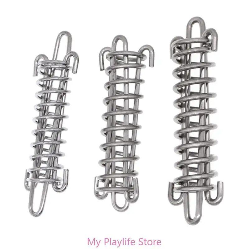 1pc Heavy Duty Tension Springs Dog Collars Compression Spring Stainless Steel Pet Leash Shock Absorption Buffer Springs