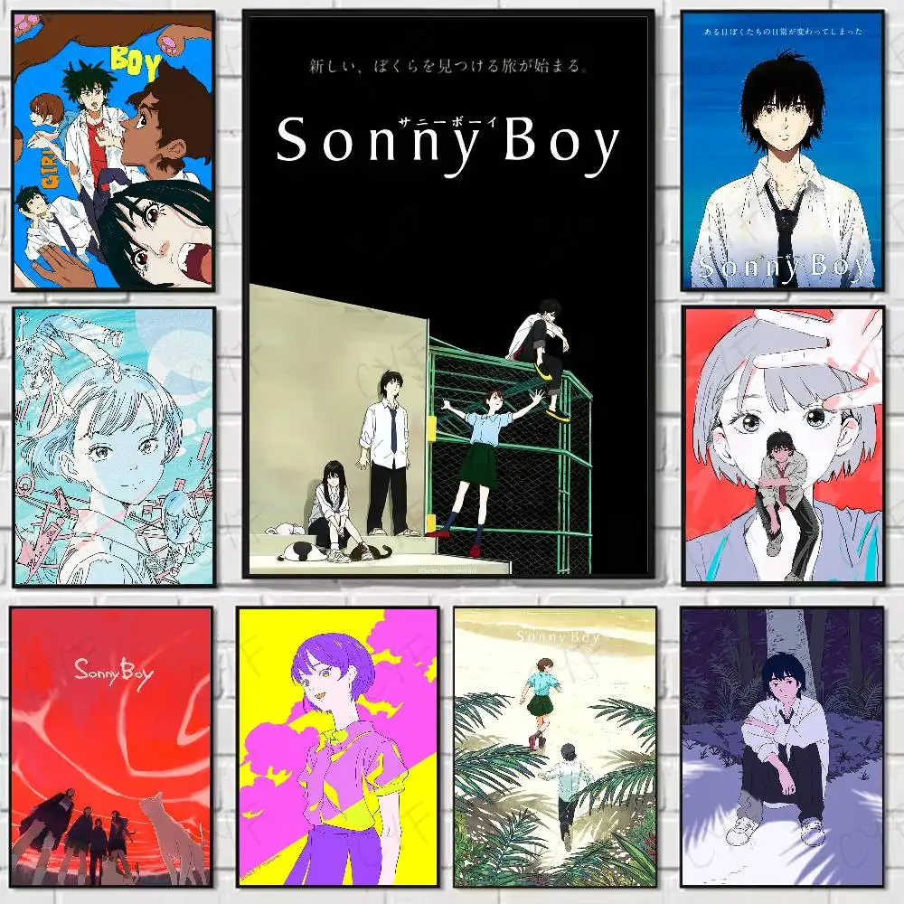 S-Sonny B-Boy Anime-Poster, HD-Kunst, klebrige Wand, wasserdicht, Zuhause, Wohnzimmer, Schlafzimmer, Bar, ästhetische Dekoration