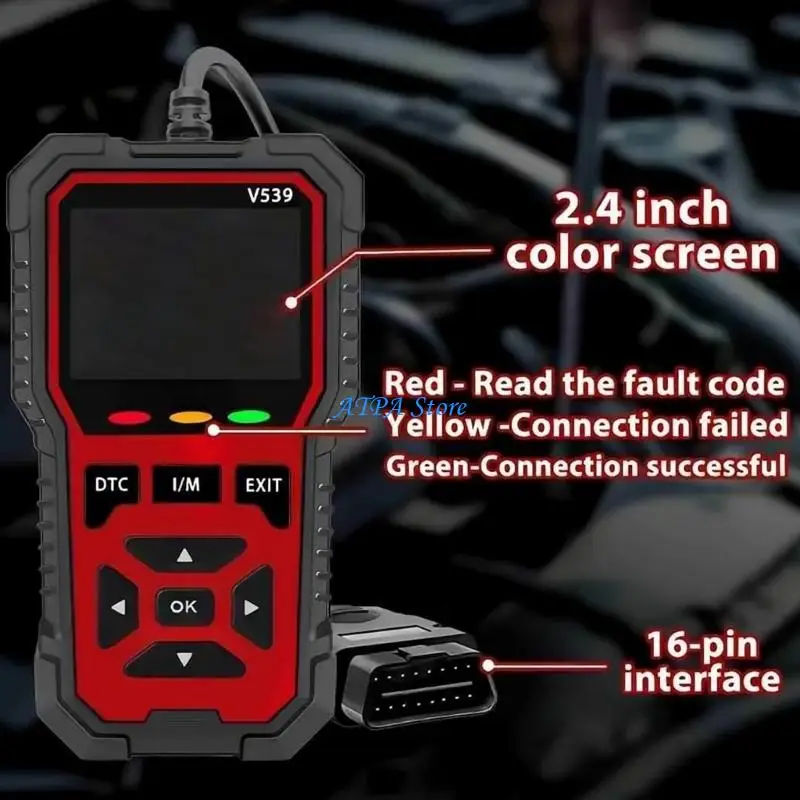 U13C Flexible Auto Diagnostic Unit For Watching Engine Function And Electrical Systems