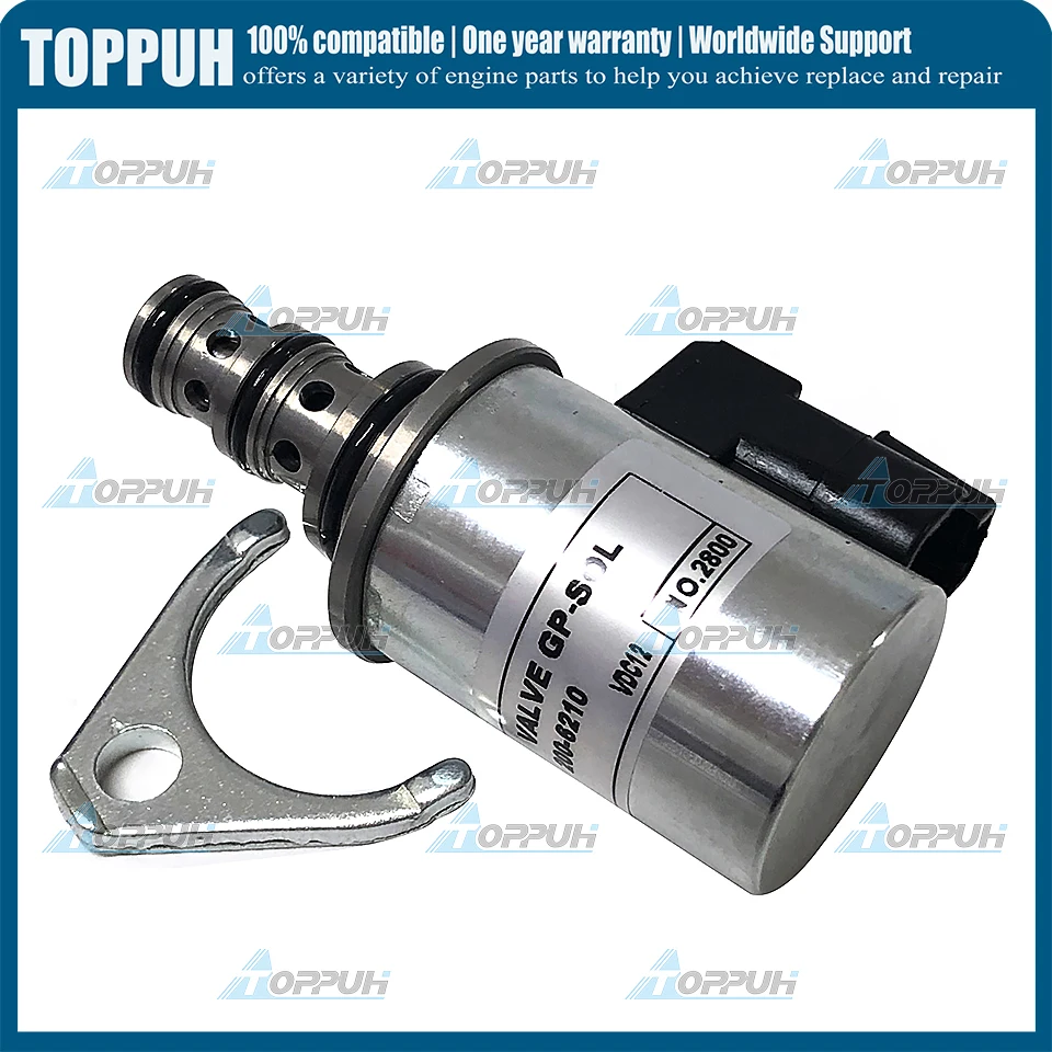 

New 12V 200-6210 Stop Solenoid Valve For Caterpillar CAT TH220B TH330B TH340B TH350B 2006210