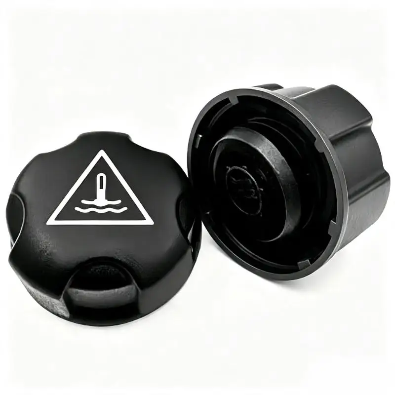 Automotive Cooling System Cap ABS Black Coolant Replacement Part 9638001280, Single Cap for Routine Car Maintenance Use and