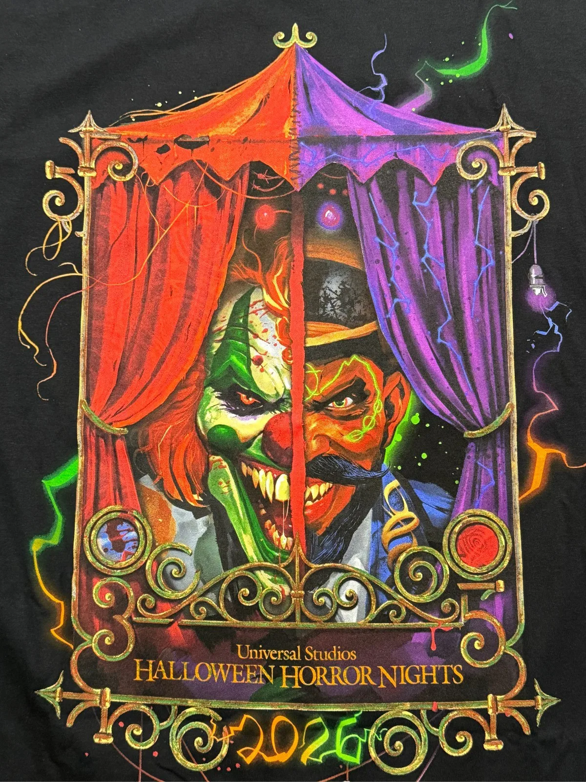 Authentic Universal Halloween Horror Nights HHN 2026 Jack Oddfellow Shirt XL NWT