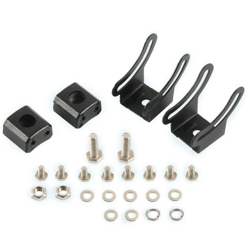 Light Bar Mounting Brackets, 2Pcs Base LED Light Bar Mounts Slide Mounting Bracket Base for Offroad Light Bar