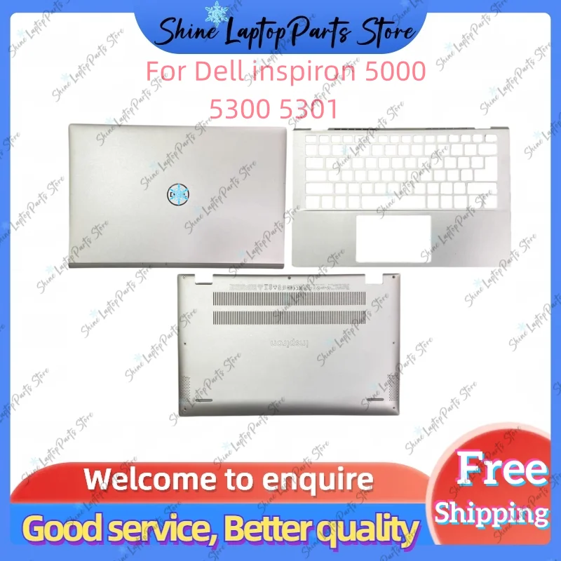 New for Dell inspiron 5000 5300 5301 LCD back cover case A cover Palmrest C Case Bottom Cover Case D Cover 0TGC80 0R1MD6 0FFG73