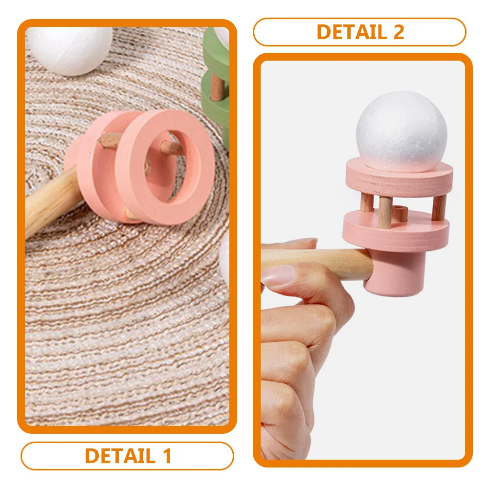 Blow Ball Floating Balls For Kids Balancing Game Indoor Outdoor Activity Party Blowing Birthday Gift Wooden Game Fun