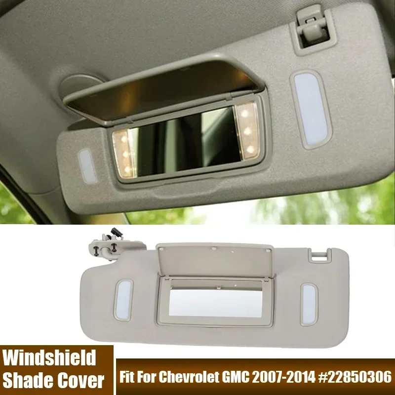 Car Accessories Front Windshield Sun Visors Shade Shield Sunshade Cover Fit For Chevrolet Tahoe GMC Yukon 2007-2014 #22850306