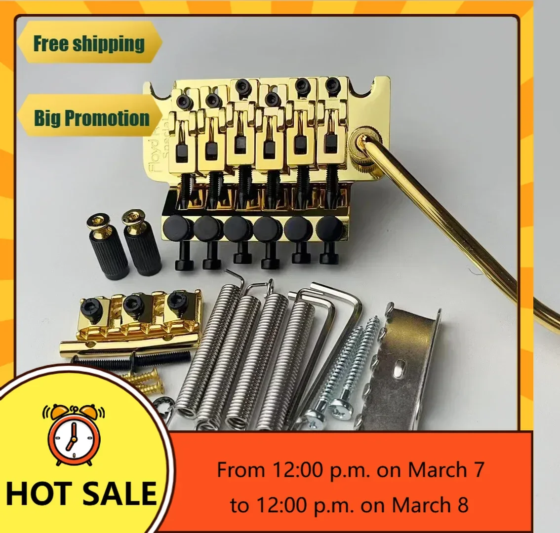

HX---brand new-Electric Guitar Bridge Locking Tremolo System Bridge Nut 42mm /43mm Block Length 34mm