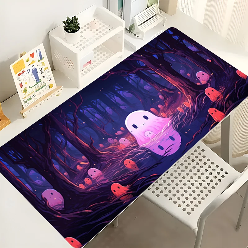 

Desk Mat Carpet Desk Accessories Laptop Gamer Exquisite Mausepad Ghost Mouse Pad Mousepad Office Tables Mouse Mats Keyboard Pad