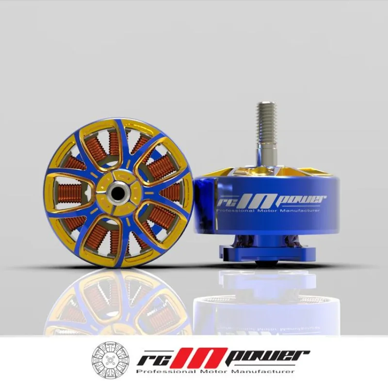 RCinpower AOS 2807 محرك بدون فرشاة 7 بوصة 4-6s قوة عالية وثبات عالي مناسب لطائرات السباق الطائرة الفاخرة FPV #4