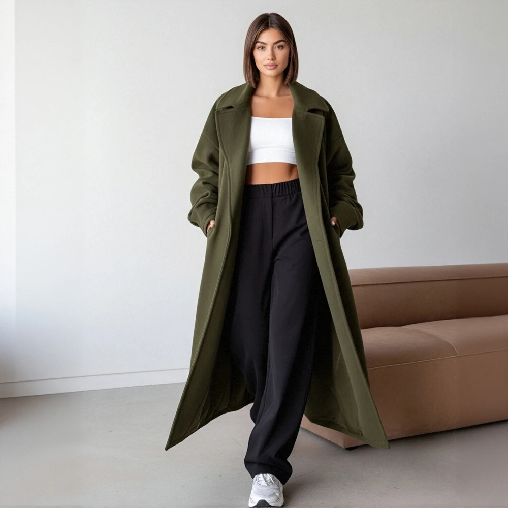 

Casual Spring Autumn Women's Coat No Decoration Comfortable Style Fashionable Outerwear for Ladies
