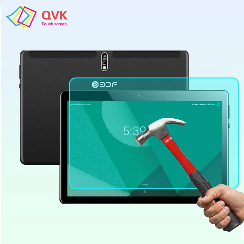 For BDF 10.1inch Tablet PC Tempered Glass film Guard Protector 241X161 MM