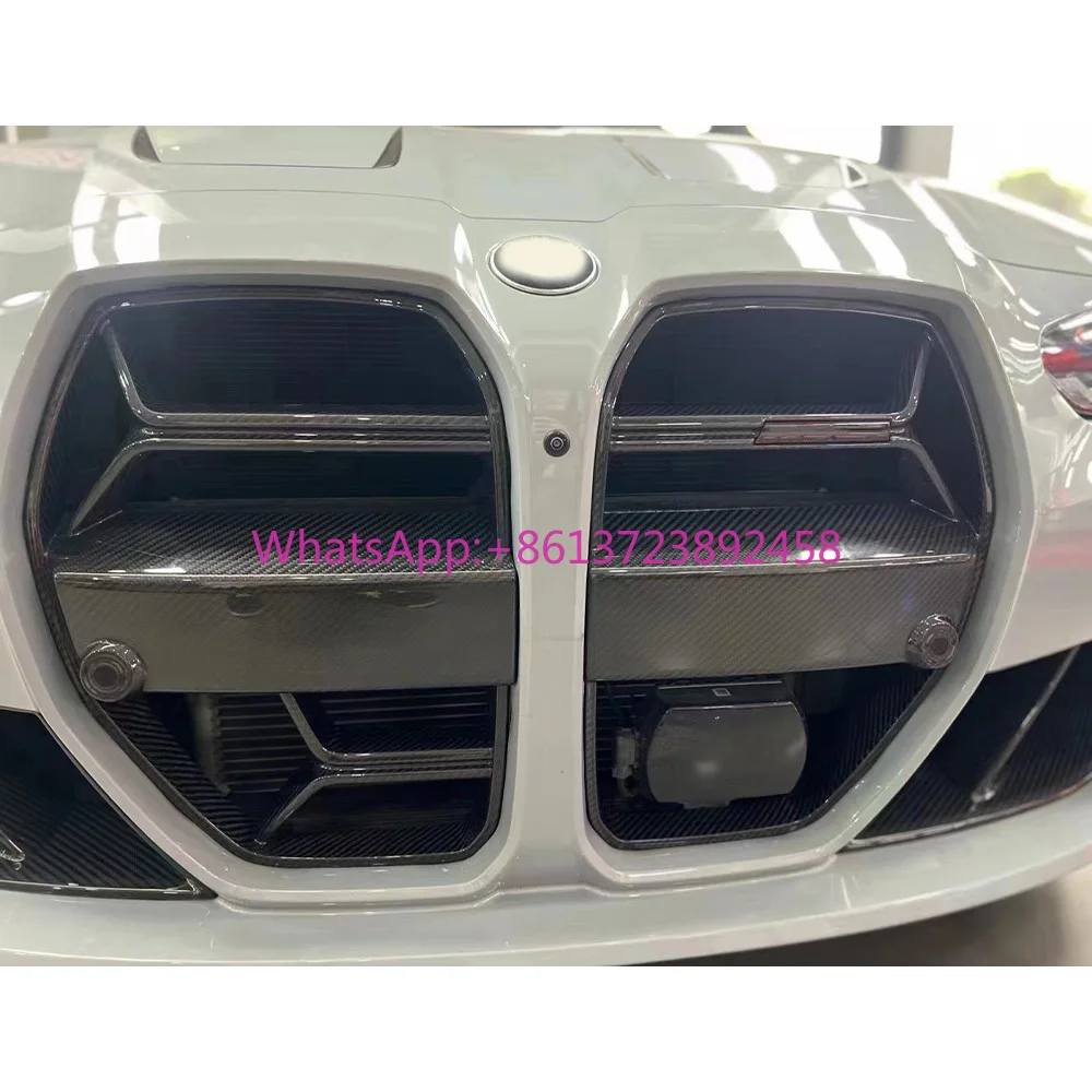 

CARBON FIBER NOSE GRILL GRILLE Trim for BMW M3 G80 M4 G82 G83 2021+ W/ACC