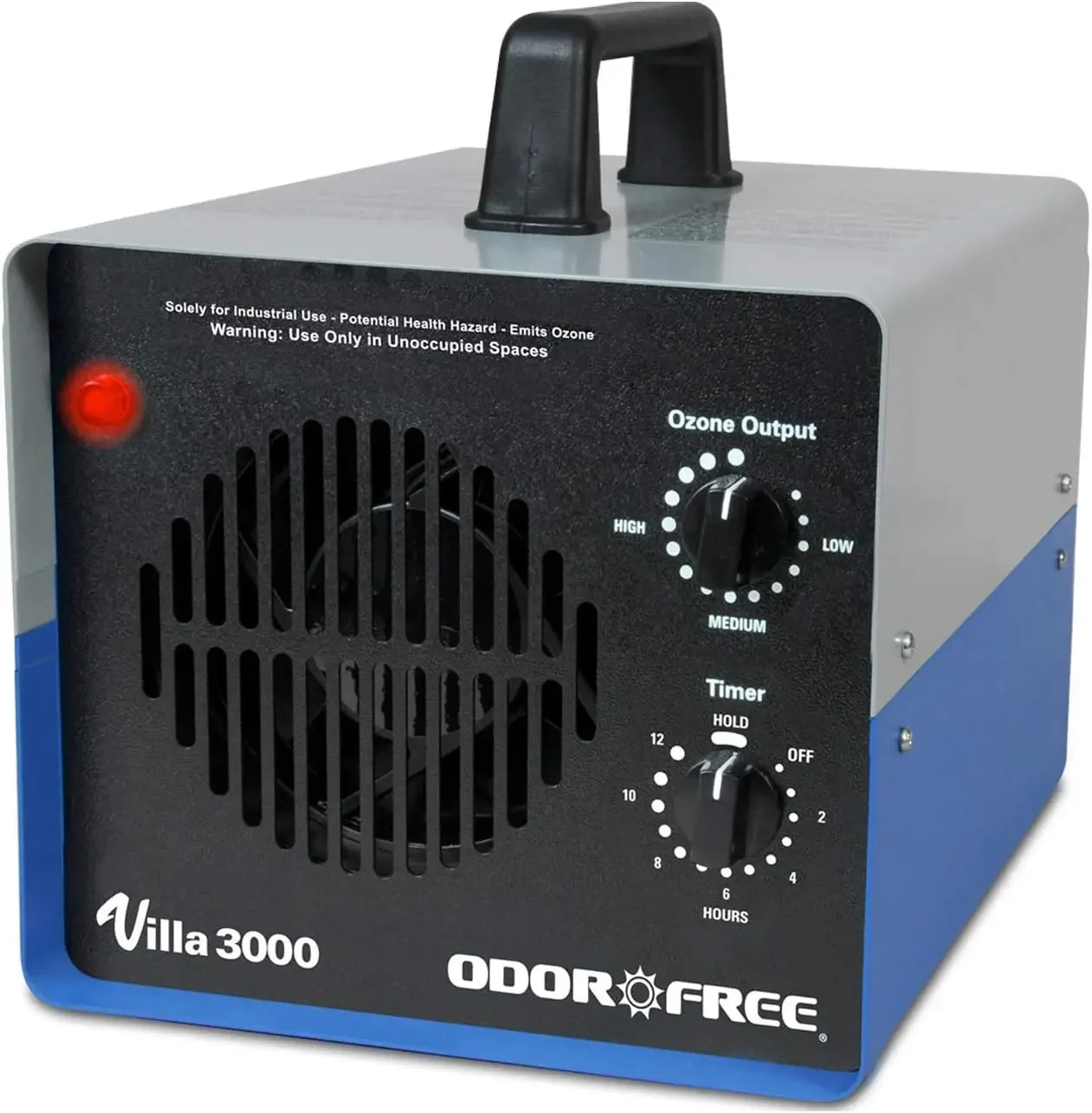 Villa 3000 Ozone Generator for Eliminating Odors, permanently removing Tobacco, Pet and Musty Odors at their Source