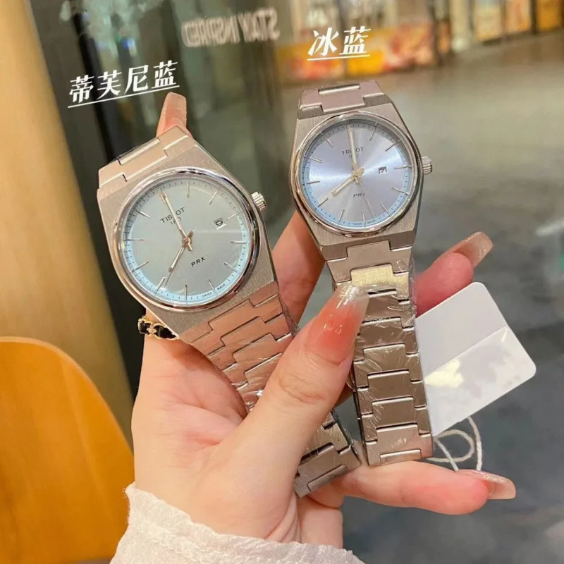 2025 ساعة أوتوماتيكية فاخرة للرجال ستانلس ستيل ياقوت كريستال مقاومة للماء عمل كاجوال نمط عرض التاريخ