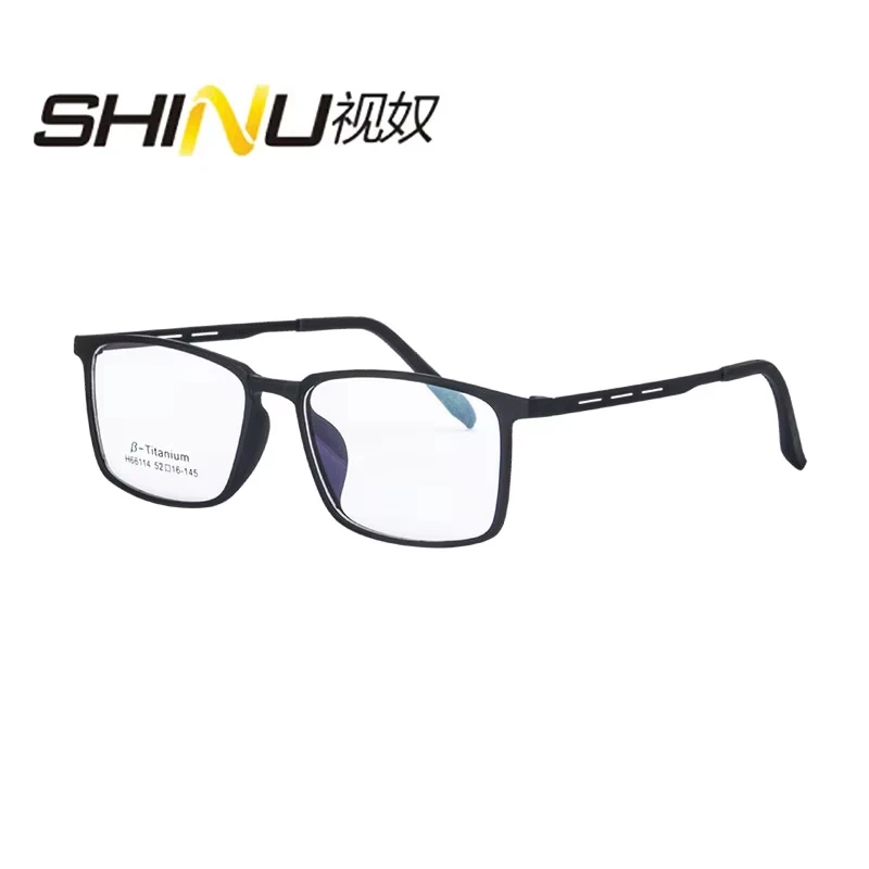 

SHINU Tr90 Titanium Grade Glasses Men Women Prescription Spectacle Blue Light Filter Multifocal Reading Glasses Customized