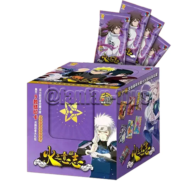 5/25/100 Pcs Anime Naruto Card Cartoon Shippūden Kakashi TCG SR Rare Trading Collection Cards Battle Carte for Children Gift Toy