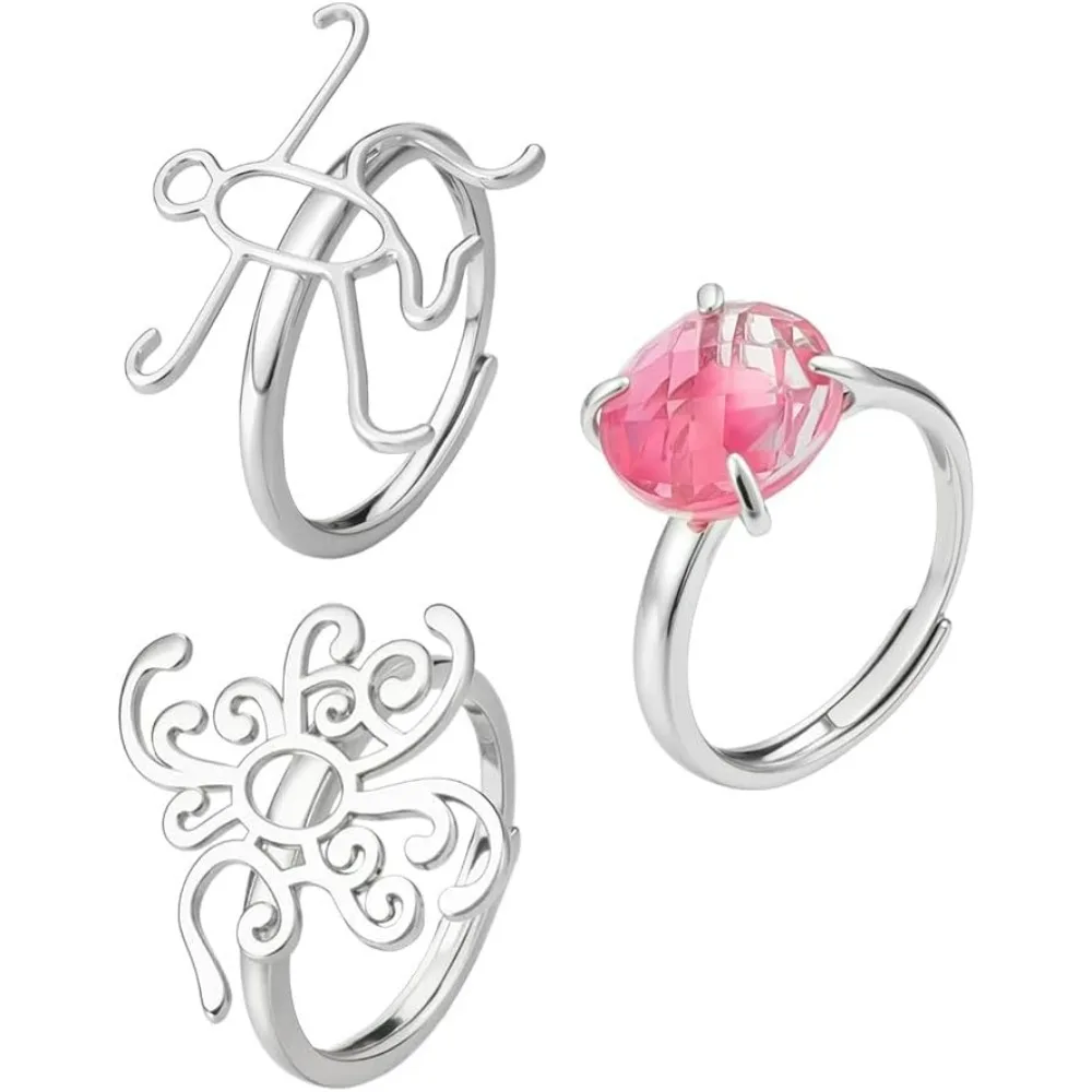 

3 Styles Ring Blanks Brass Ring Bases Vintage Cabochon Settings Adjustable Brass Rings for Gemstones Rhinestones