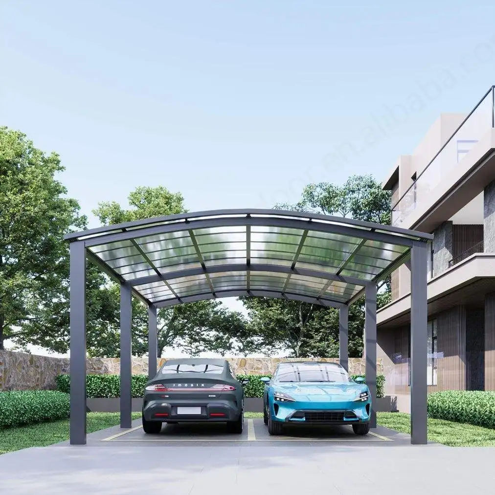 Household Assembled Outdoor Car Parking Multi Functional Affordable Car Shelter Excellent Workmanship Aluminum Acrylic Carport