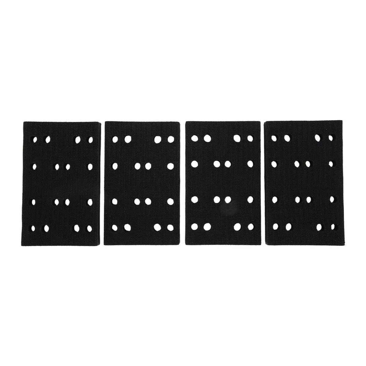 4 Pcs Soft Black Foam Sanding Pads Interface Sander Backing Pad for Festool RS400 LS130, 80x133x12mm Sponge