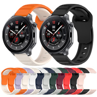 22mm Silicone Strap For OnePlus Watch 2 3 Bracelet Replacement Correa For OPPO Watch X X2 Realme Watch 3 S Pro Smart Watch Band