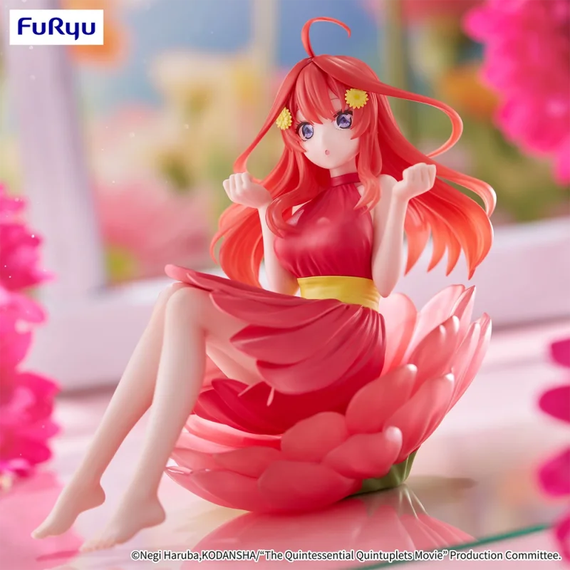 

In Stock Original FuRyu The Quintessential Quintuplets Bloo-me! Nakano Itsuki PVC Anime Character Model Collection Toys Gifts
