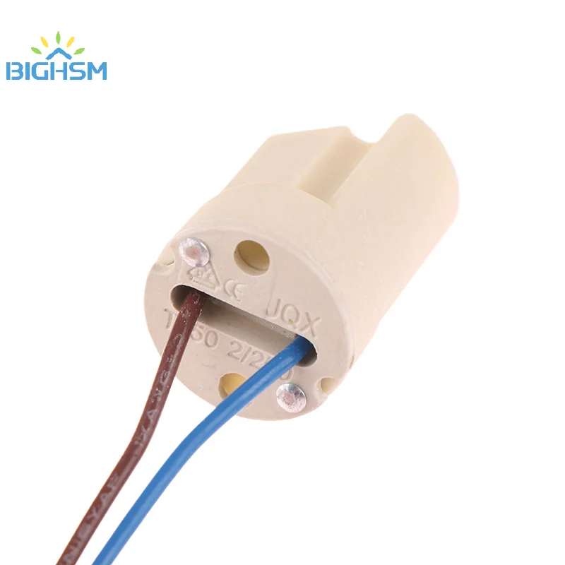 1/5Pcs G9 Lamp Base Ceramic Connector Bases Socket With 15CM Line For LED Halogen Bulb Light G9 Lamps Holder