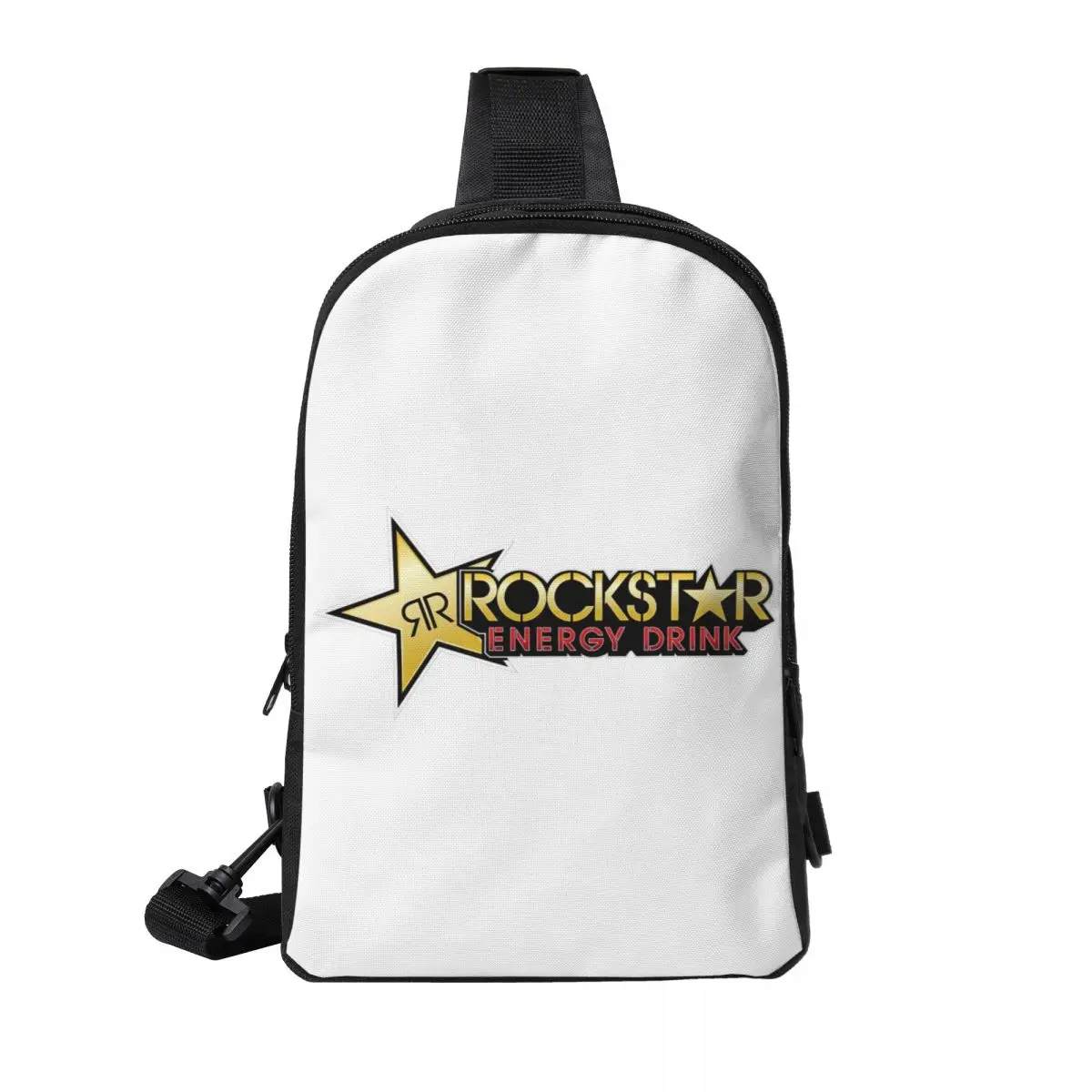 

Rockstar Energy Drink Chest Bag Men Sling Crossbody Backpack Chest Bag Traveling Hiking Daypack Shoulder Bag