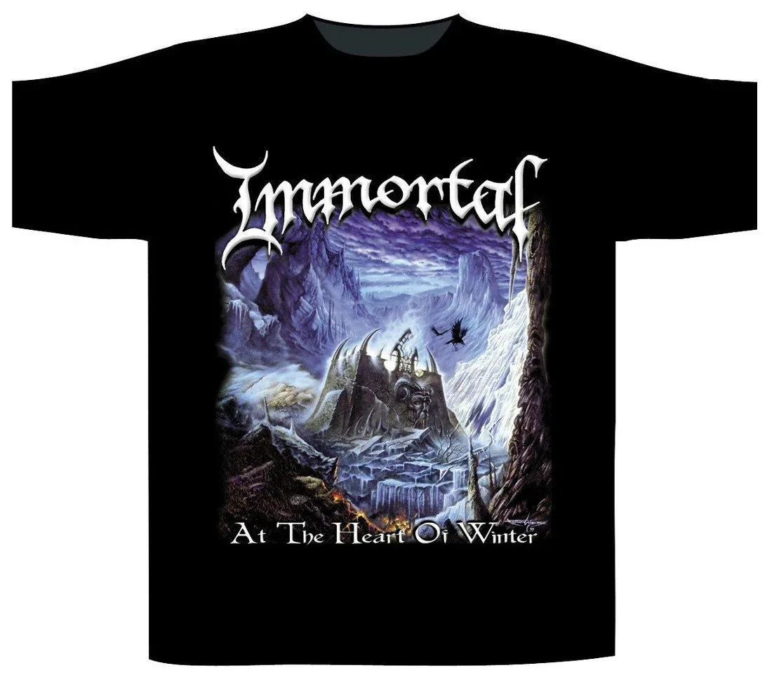 

Immortal - At The Heart of Winter Short Sleeve Alll Size S to 234XL Shirt AC401