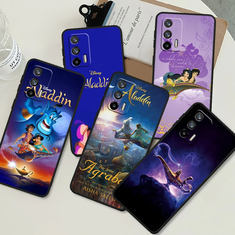 Disney Princess Lily Cute For OPPO Realme GT Neo 10 9i 8i 7i 6s 5 Narzo 50i 50A 240W Pro Plus Black Soft Phone Case