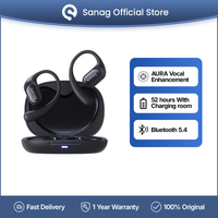 Sanag Z66 Open Ear Earphones Air Conduction Headphone Wireless Bluetooth 5.3 TWS Headset Gamer Sports Ear Hooks Gaming Earbuds