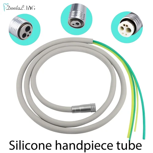 Manguera de silicona Dental apta para turbina de aire de alta/baja velocidad, pieza de mano, jeringa de tres vías, accesorios para silla Dental