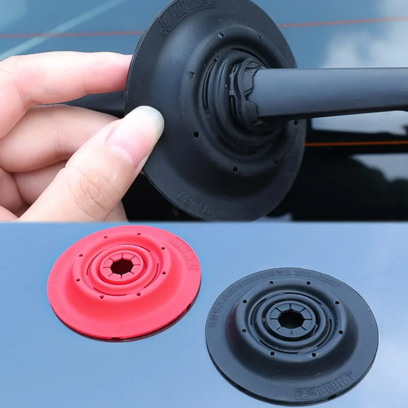 

Universal Car Windshield Wiper Dustproof Cover Debris Leaves Falling Protection Sleeve Windscreen Wiper Bottom Hole Cover 1/2pcs