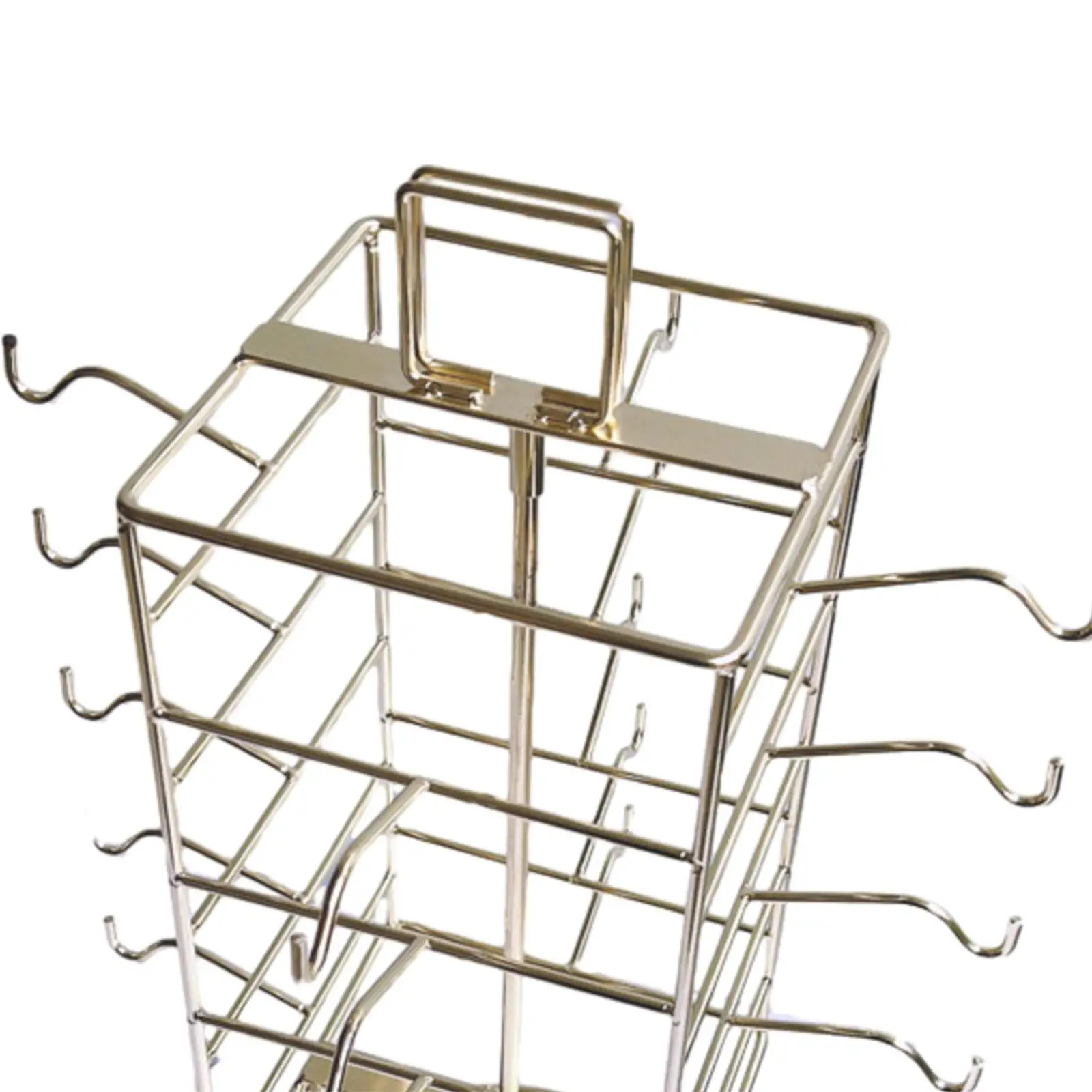 Sunglasses Display Stand Metal Rotating Eyeglasses Holder 20 Glasses Storage Rack Decorative Luxury Organizer for Home Dorm Room