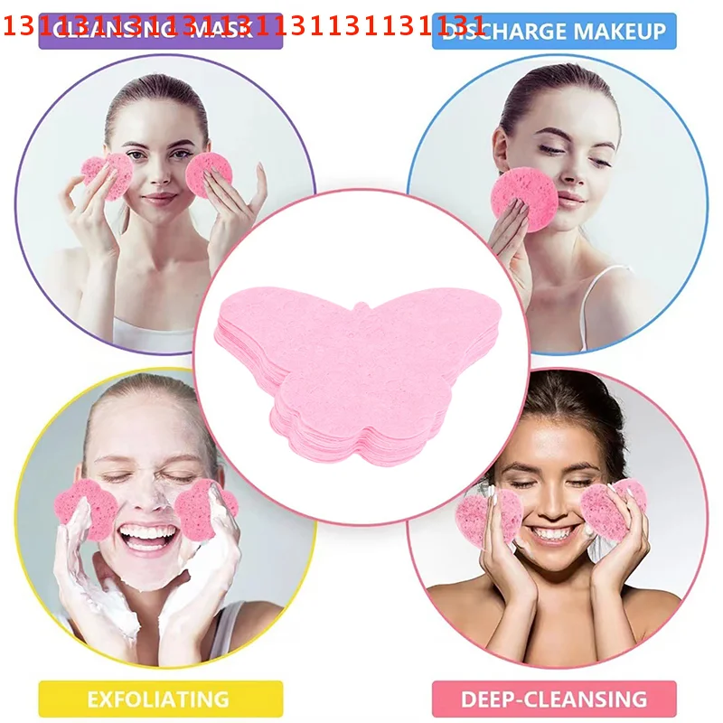 20 unids/caja para limpieza diaria, eliminación de maquillaje, exfoliación, esponjas faciales comprimidas, esponja cosmética para hidroterapia, almohadillas faciales para Spa