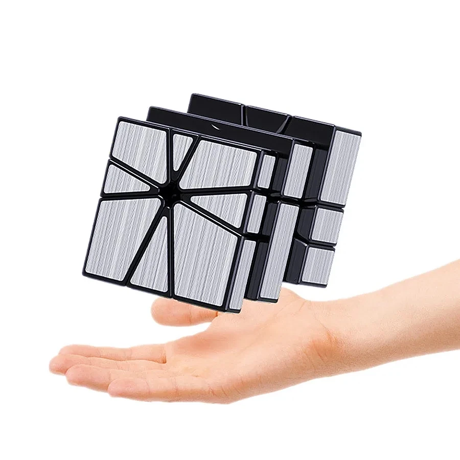 

Новое зеркало Sengso Off Axis SQ1 SQ0 Magic Cube Alien Mirror Cubo Magico Наклейка Silver ShengShou SQ Magic Cube Puzzle Toy Cubes