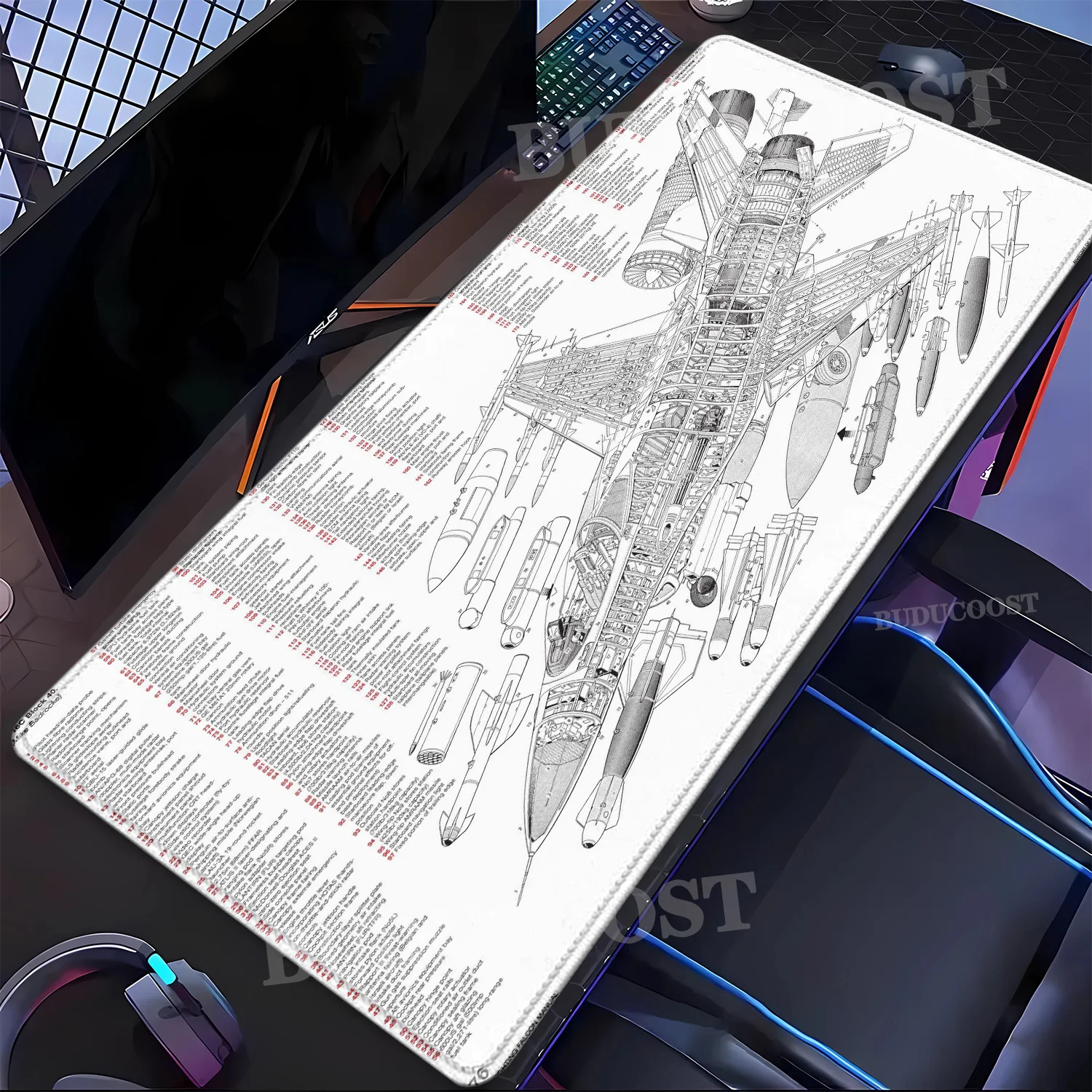 Gaming Mouse Pad Black And Whi - đánh giá và giá Gaming Accessories Drawing