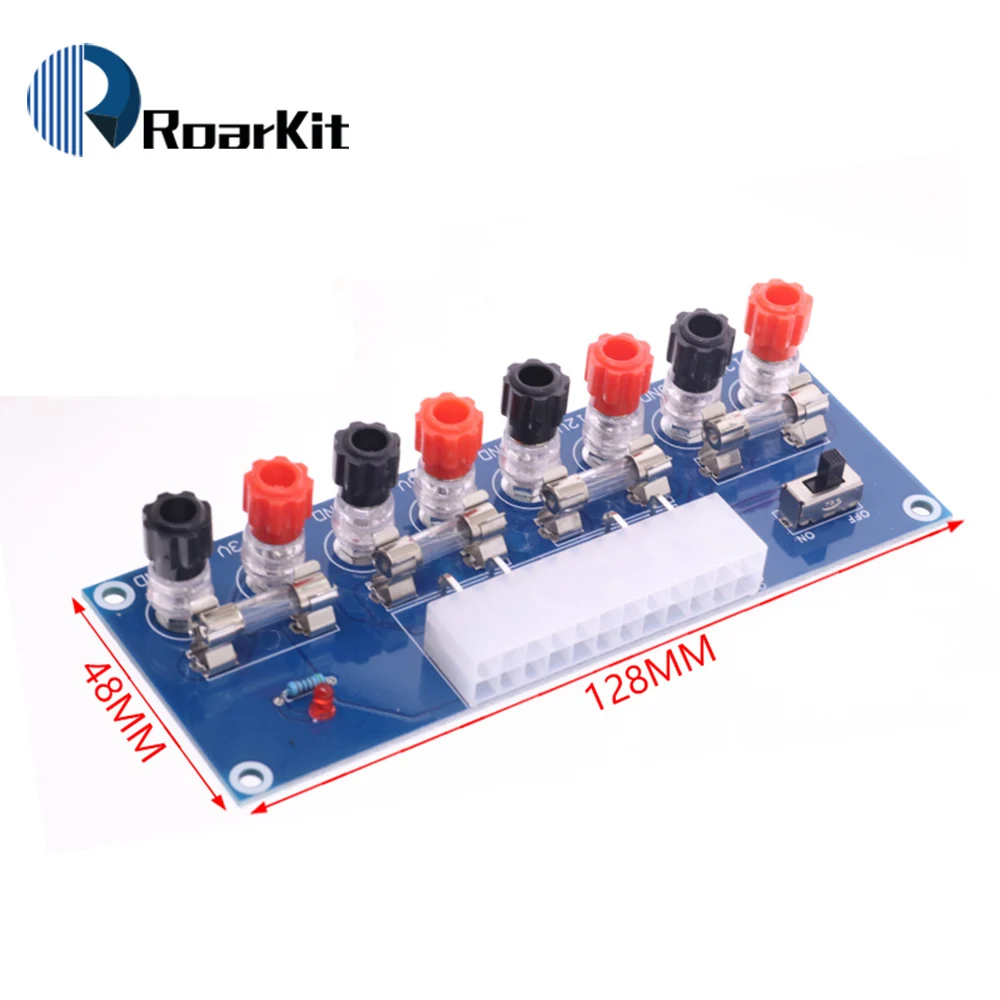 XH-M229 Obudowa komputera stacjonarnego Zasilanie ATX Transfer zu Adapter Board Versorgung Sch (21) Outlet Modul 24-pinowy Terminal Ausgang 24-pinowy — zdjęcie 6