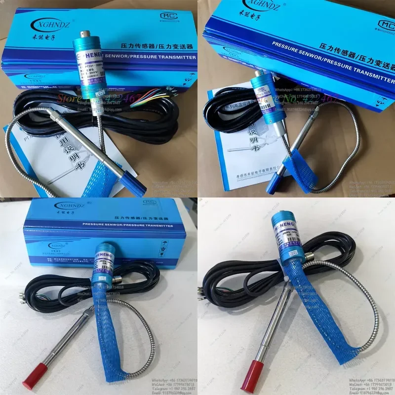 Датчик давления расплава HENENG PT131-25MPA-M14-TC 0.5FS 10VDC для высоких температур, 2 мВ/В