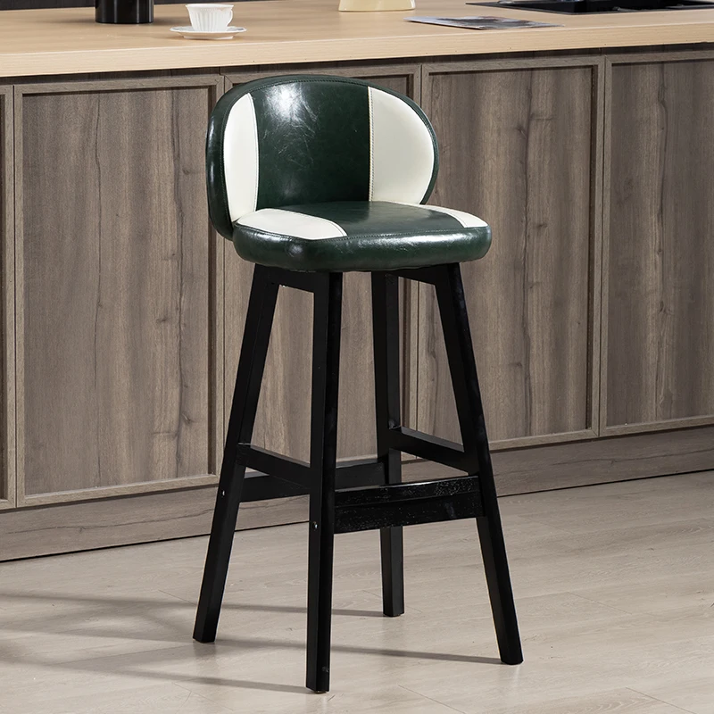 Customizable Wood Bar Stool, Kitchen Console, Balcony Bar Stool