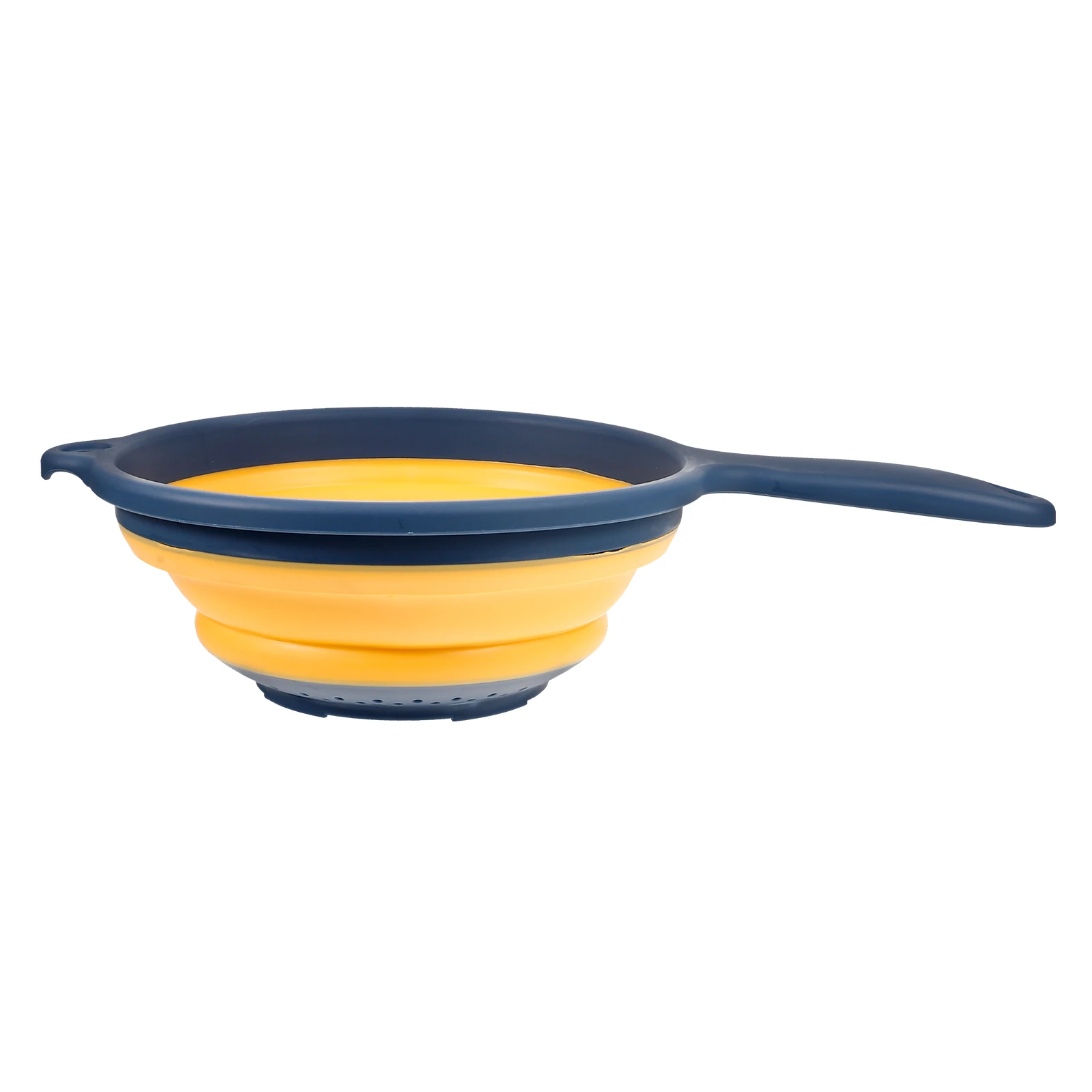 

1pc Hallow-Out Household Draining Foldable Kitchen Storage Vegetable Fruit Washing Basket Drain Design Space Saving Bowl